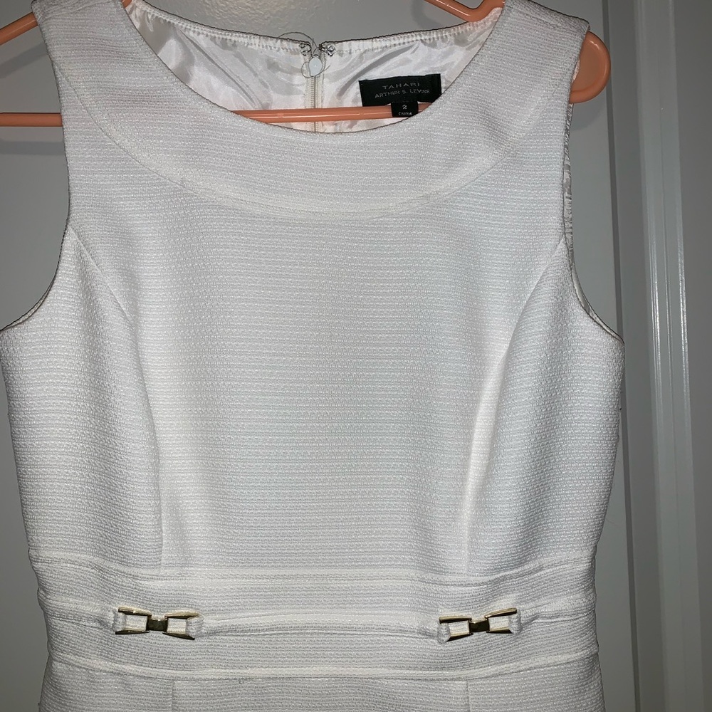Tahari white dress - Picture 3 of 4